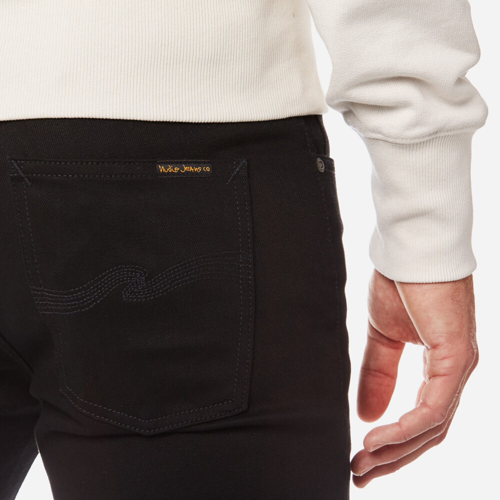 11509710 1744509152458131 jpg Nudie Lean Dean Tapered Jeans 'Dry Ever Black'