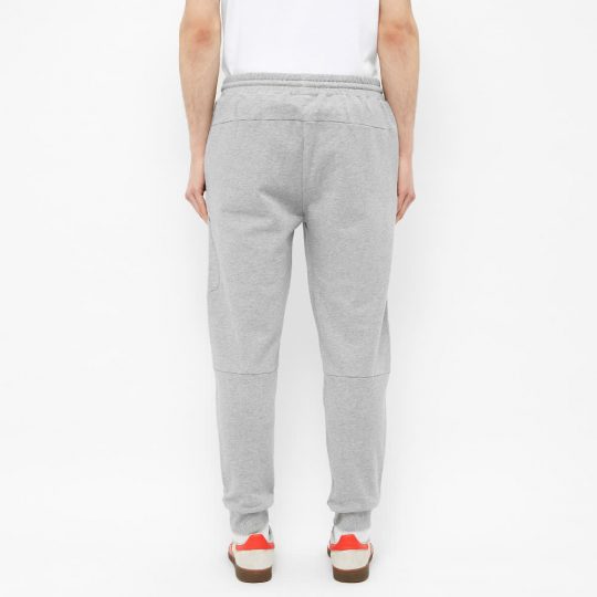 C.P. Company Diagonal Fleece Pocket Lens Zip Sweatpants 'Grey' | MRSORTED