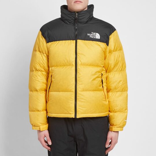 north face nuptse summit gold