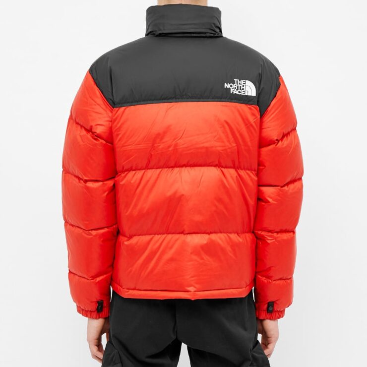 North face nuptse 1996 hot sale red