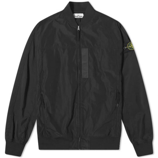 Stone Island Micro Reps Bomber Jacket 'Black' | MRSORTED