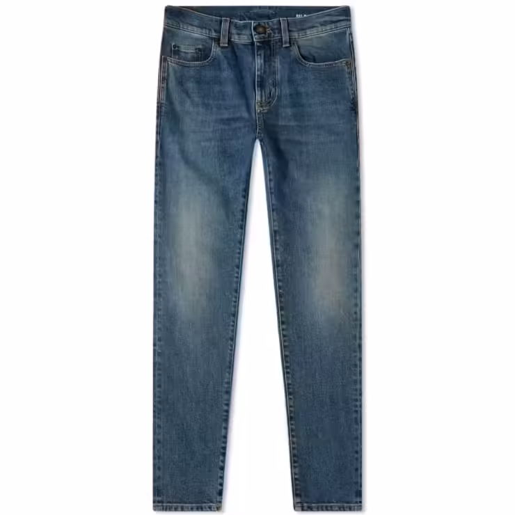 Saint Laurent Skinny Jeans 'Medium Blue'