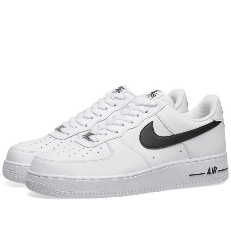 nike white black swoosh