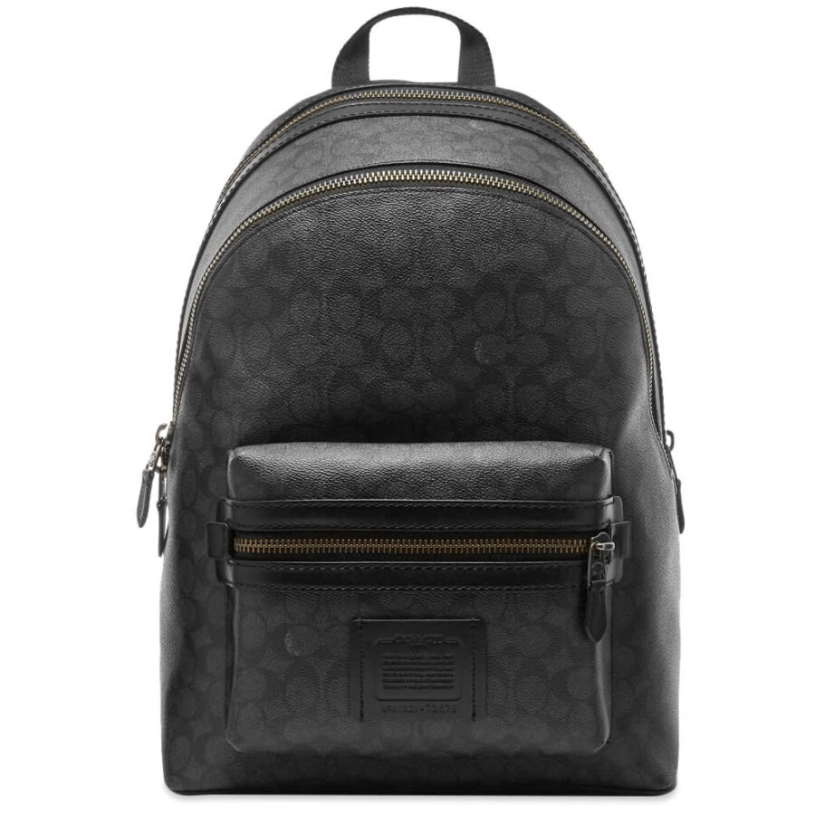 Coach Academy Leather Backpack 'Charcoal' | MRSORTED