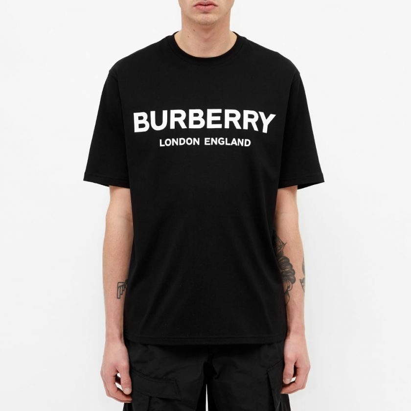 Burberry Letchford Logo T-Shirt 'Black' | MRSORTED