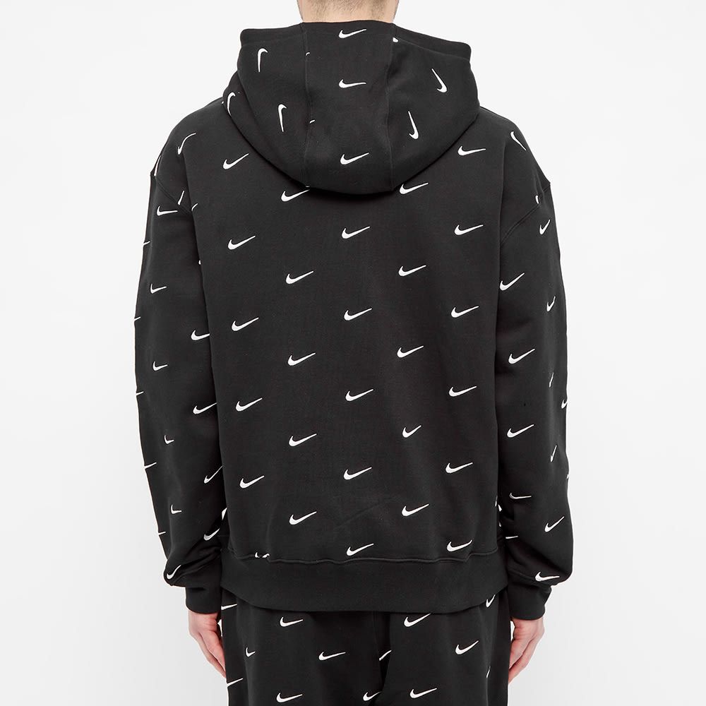 Nike NRG Embroidered Swoosh Hoody 'Black' | MRSORTED