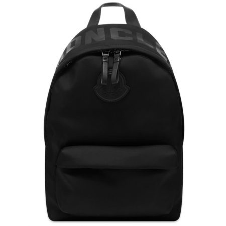Moncler Pierrick Oversized Logo Backpack 'Black'