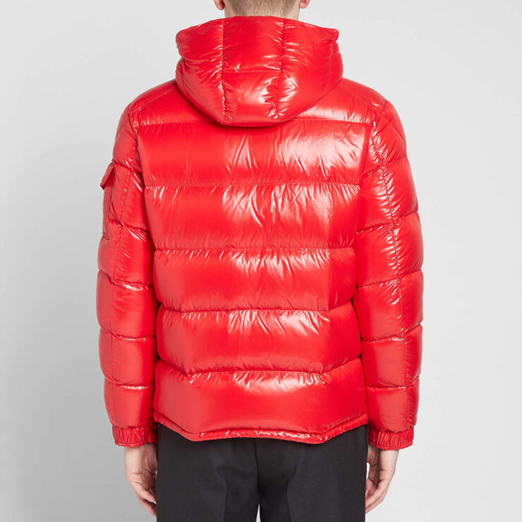 Moncler maya jacket on sale mens red