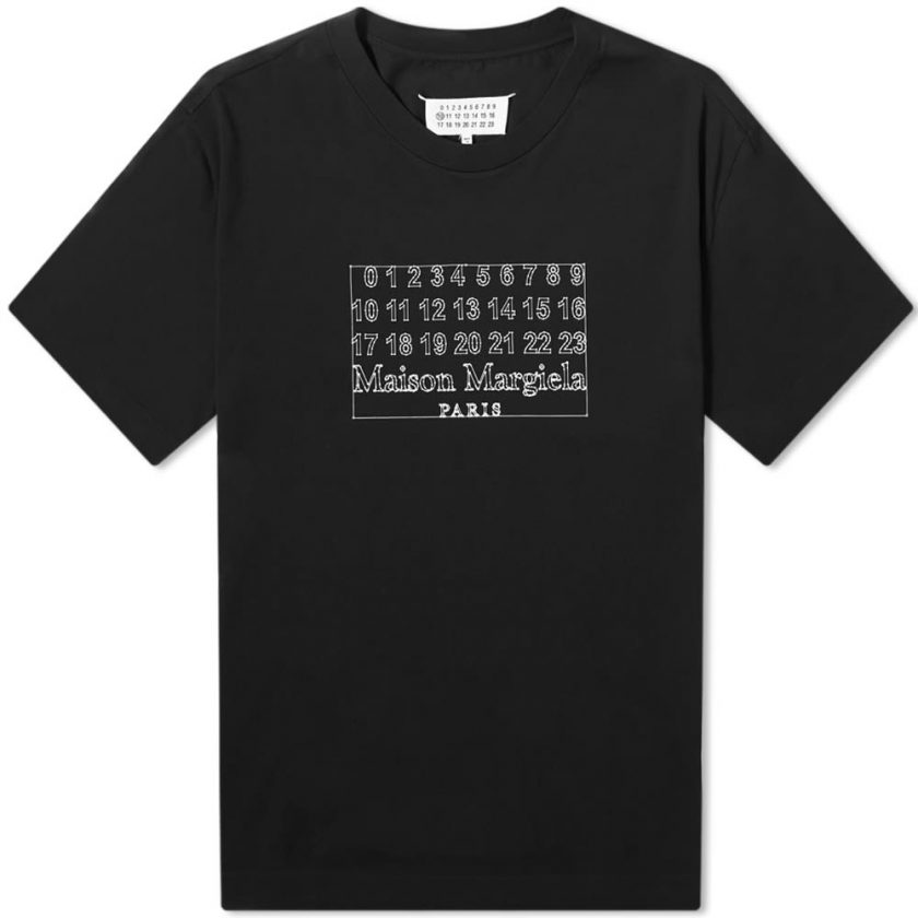 Maison Margiela 10 Numeric Logo T-Shirt 'Black' | MRSORTED