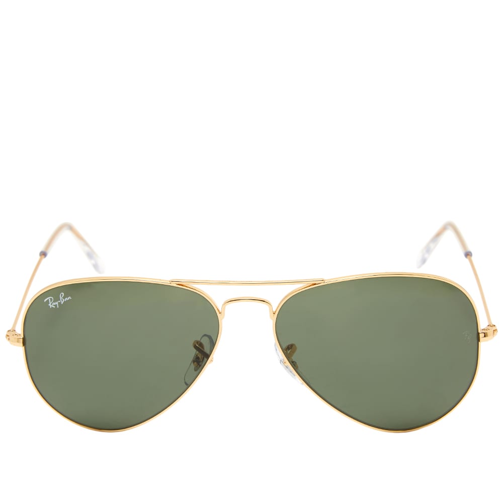 Ray-Ban Aviator Sunglasses 'Gold & Green' | MRSORTED