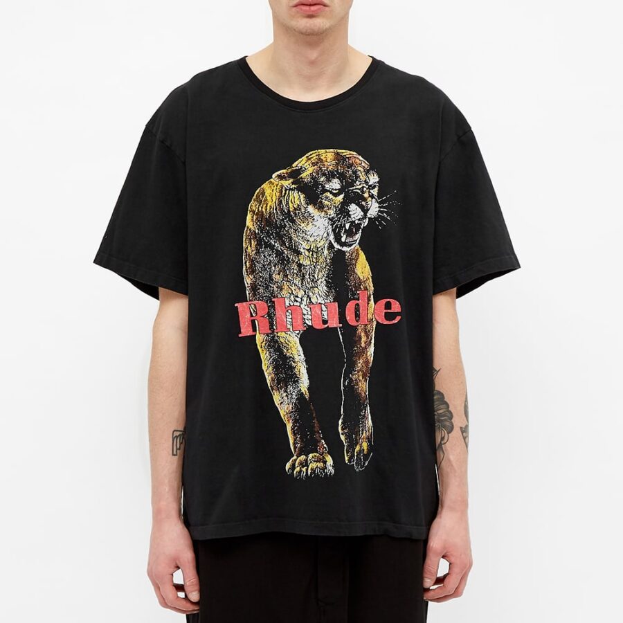 Rhude Cougar T-Shirt 'Black' | MRSORTED
