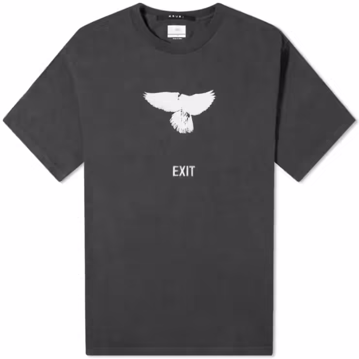 Ksubi Exit T-Shirt 'Back to Black'