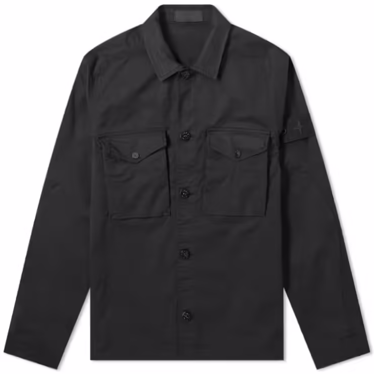 Stone Island Ghost Piece Overshirt 'Black'