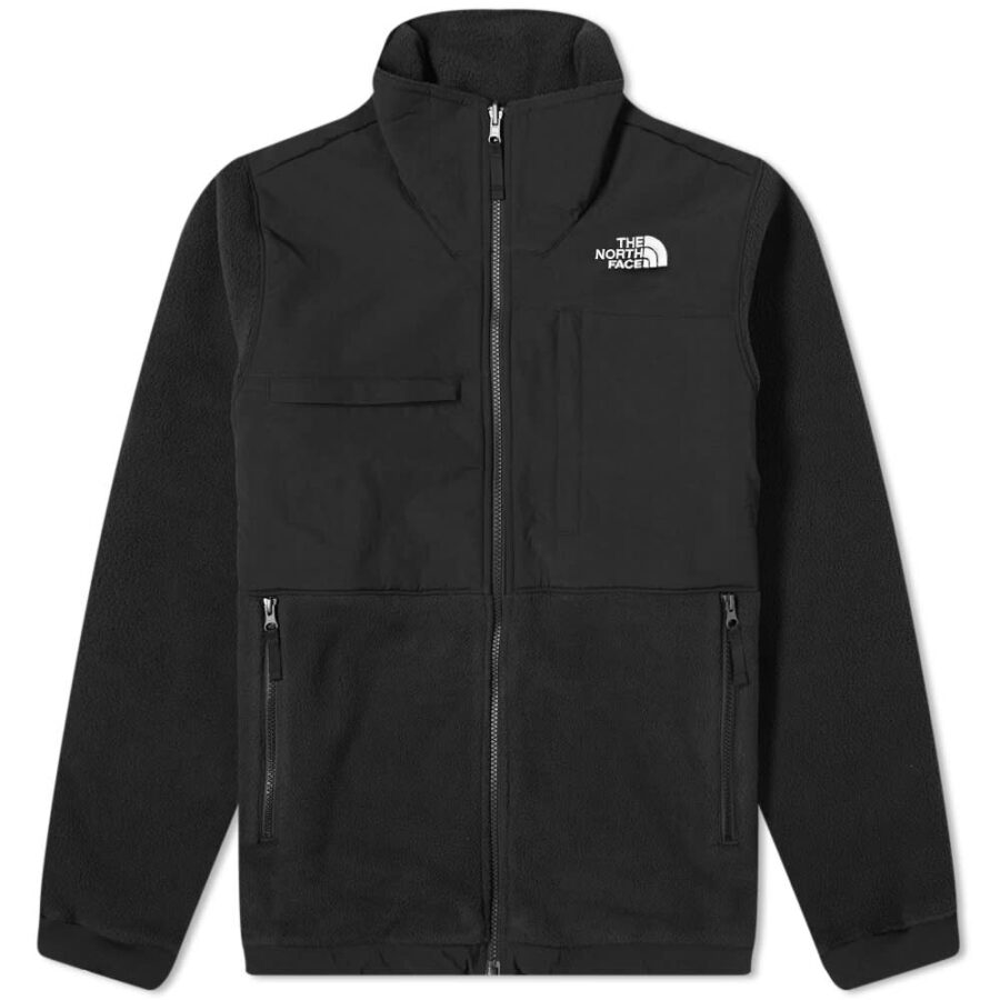 north face black grey jacket