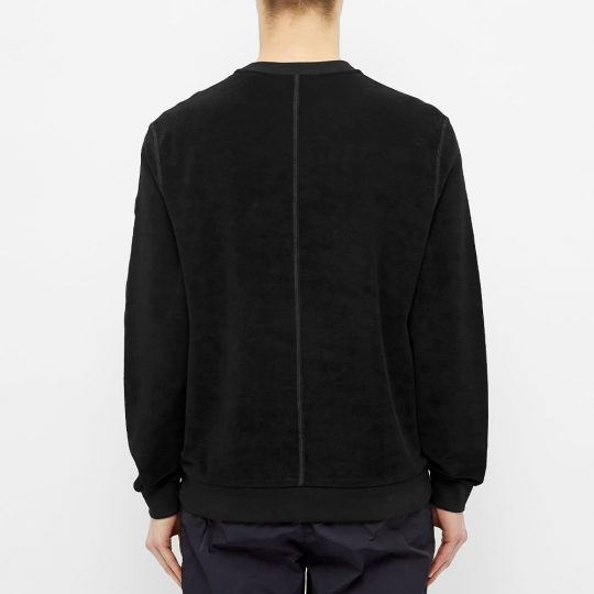 Moncler Logo Crewneck Sweatshirt 'Black' | MRSORTED