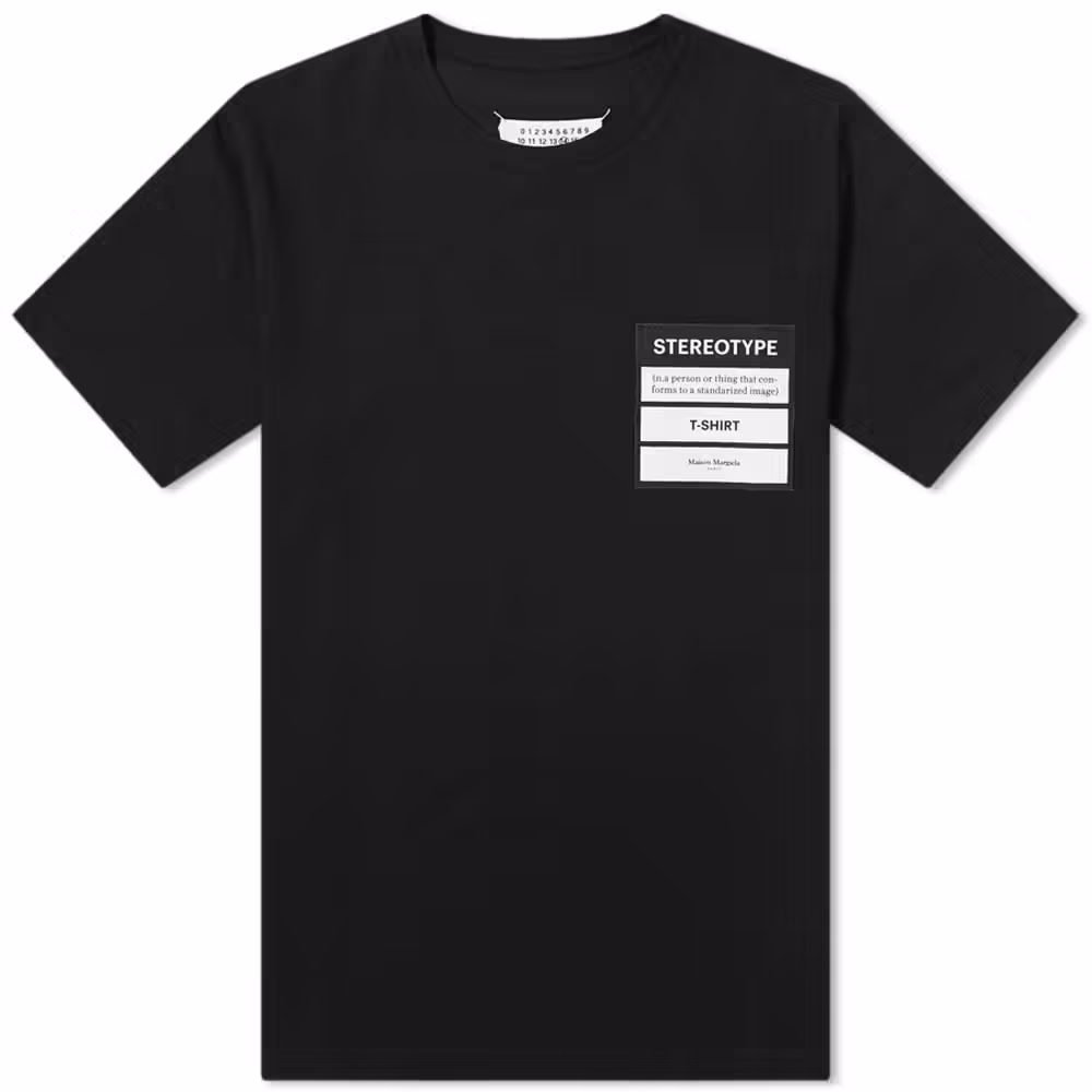 Maison Margiela 10 Stereotype T-Shirt 'Black'