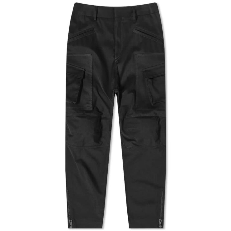 Neil Barrett Zip Combat Cargo Pants 'Black'