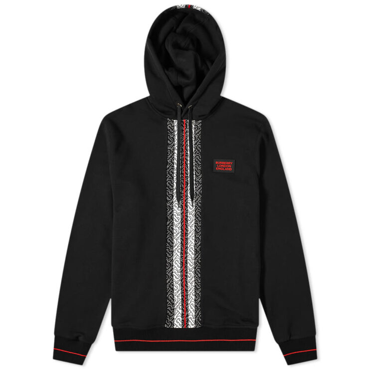 Burberry Larell Monogram Stripe Hoody 'Black'