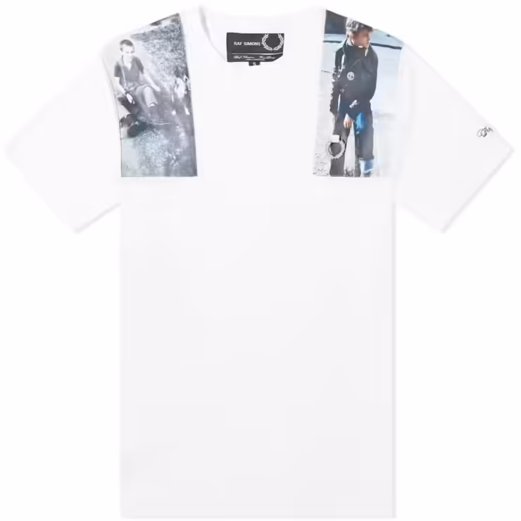 Fred Perry x Raf Simons Photo Print T-Shirt 'White'