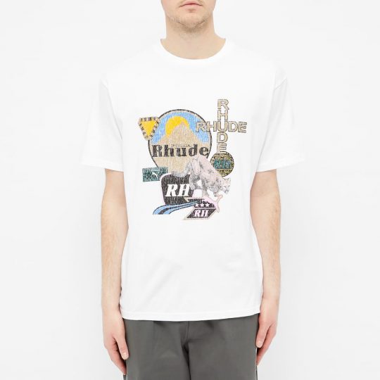 Puma x Rhude Graphic T-Shirt 'White' | MRSORTED