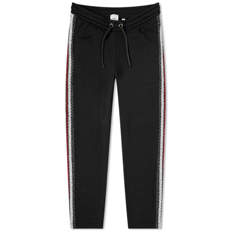 Burberry Arnold Monogram Stripe Trackpants 'Black' | MRSORTED