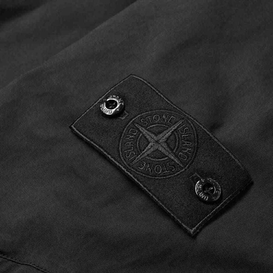 Stone Island Ghost Piece Overshirt 'Black' | MRSORTED