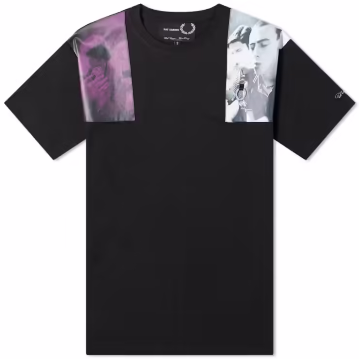 Fred Perry x Raf Simons Photo Print T-Shirt 'Black'