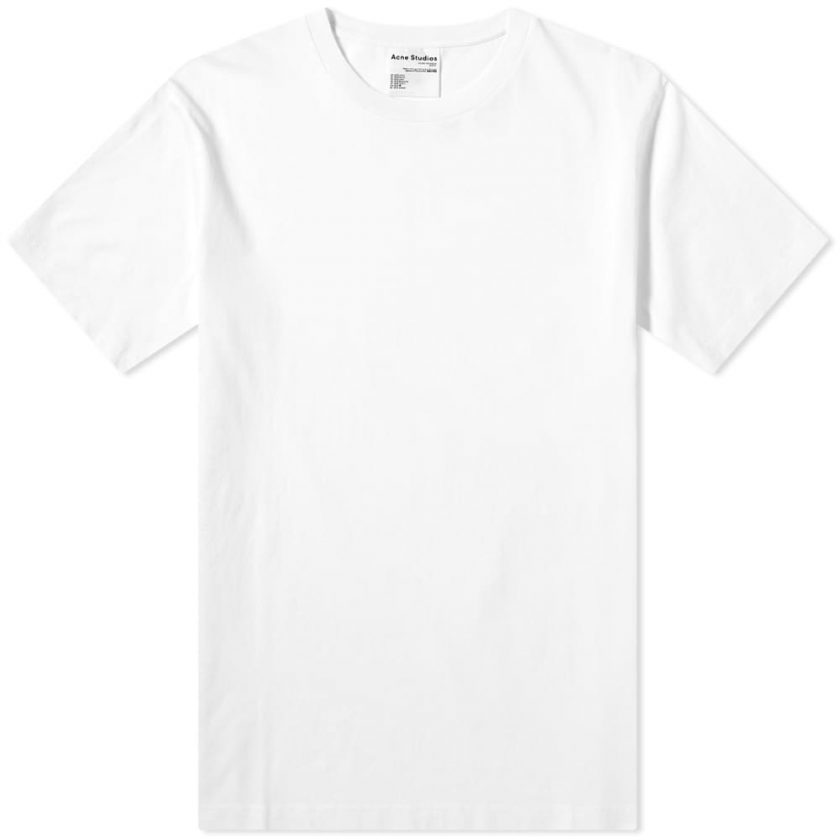 Acne Studios Everest Pink Label T-Shirt 'White' | MRSORTED