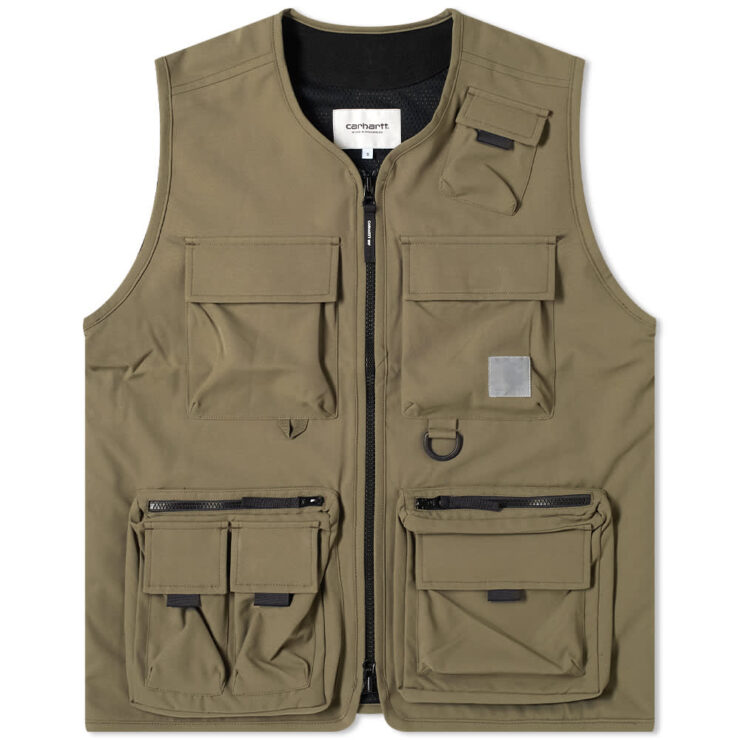 Carhartt WIP Elmwood Vest 'Moor' | MRSORTED