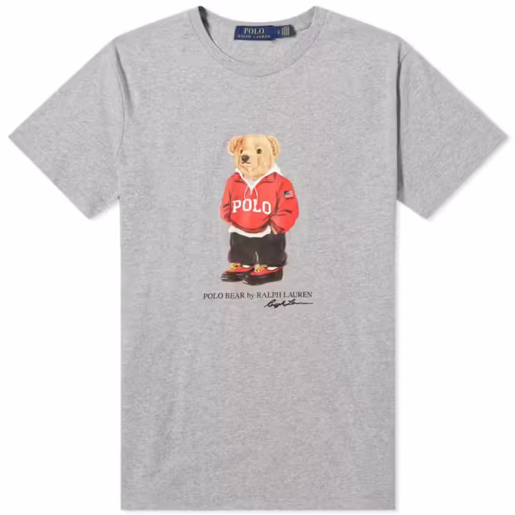 Polo Ralph Lauren Streetwear Bear T-Shirt 'Grey'