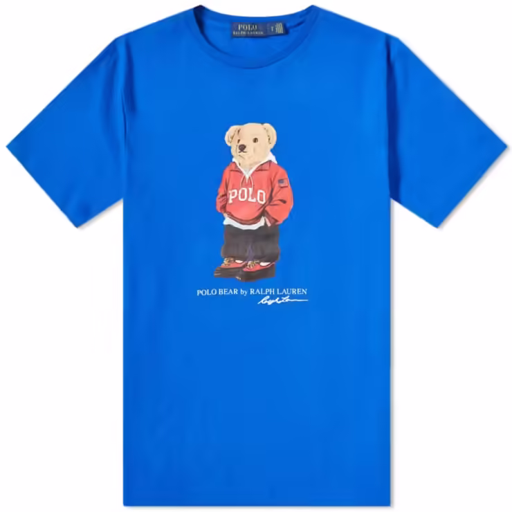 Polo Ralph Lauren Streetwear Bear T-Shirt 'Blue'
