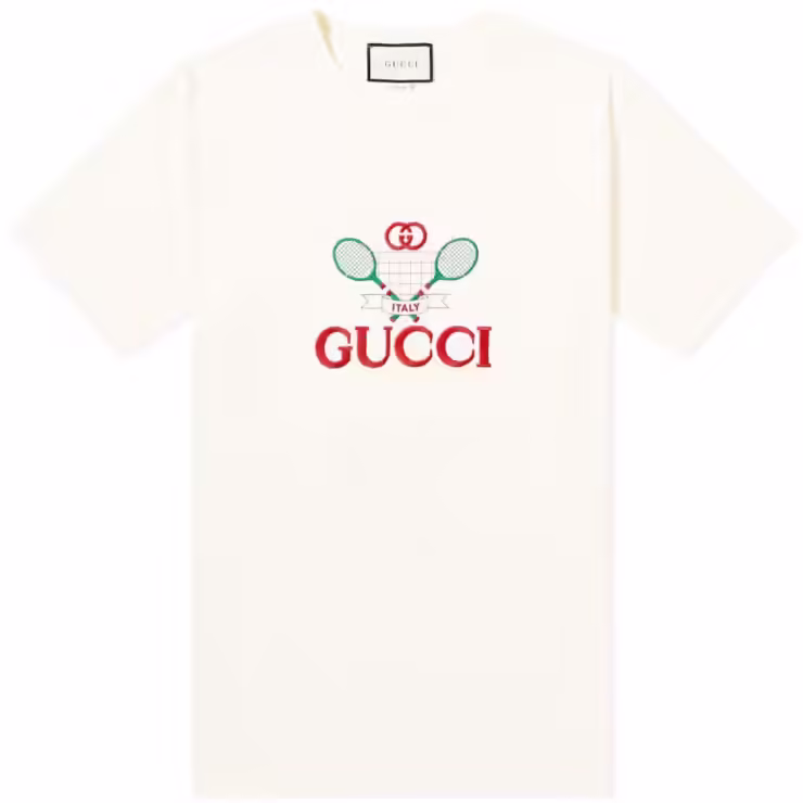 Gucci Tennis Club T-Shirt 'Off White'