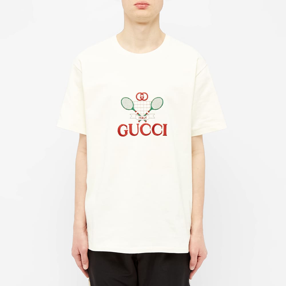 Gucci Tennis Club T-Shirt 'Off White' | MRSORTED