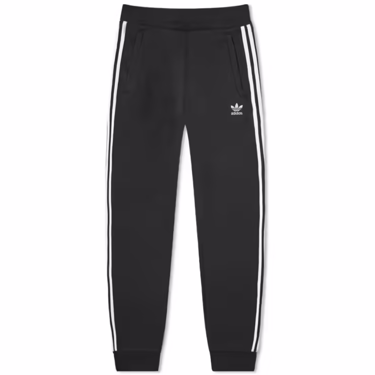 Adidas Originals 3 Stripe Trackpants 'Black'