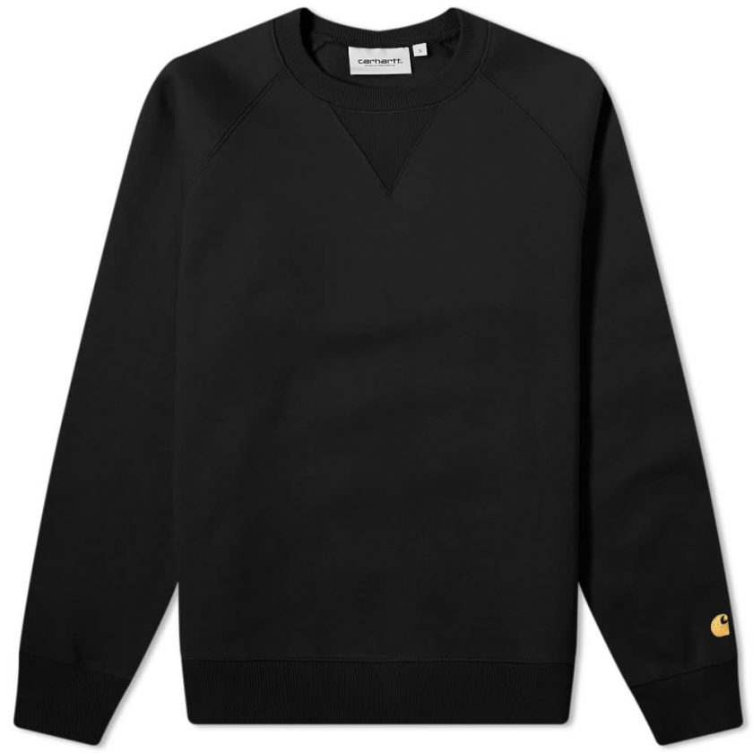 Carhartt WIP Chase Sweatshirt 'Black & Gold' – MRSORTED
