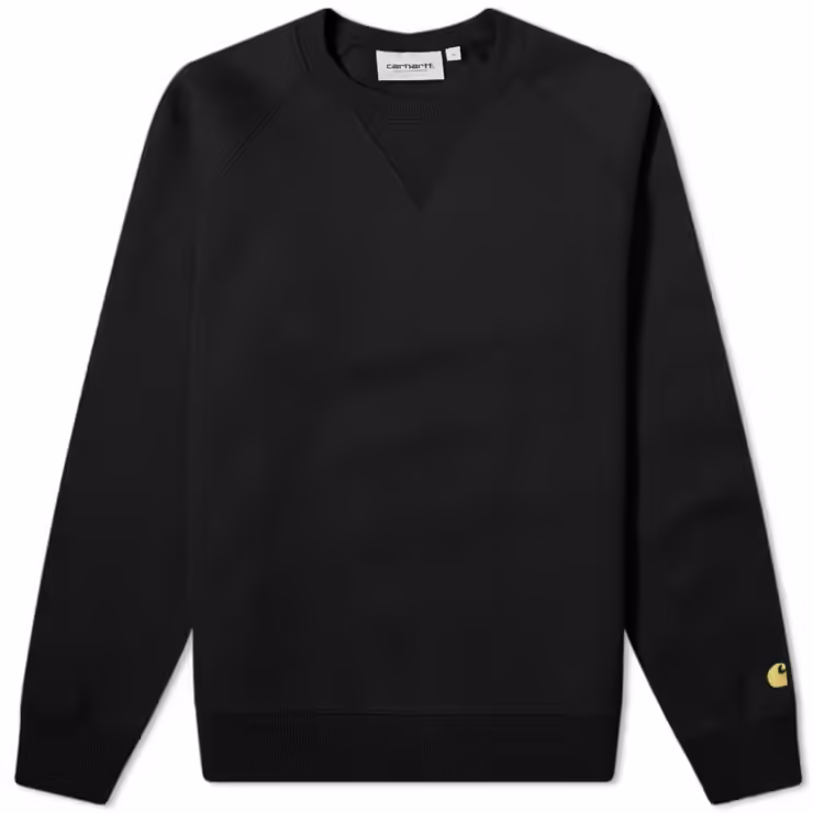 Carhartt WIP Chase Sweatshirt 'Black & Gold'