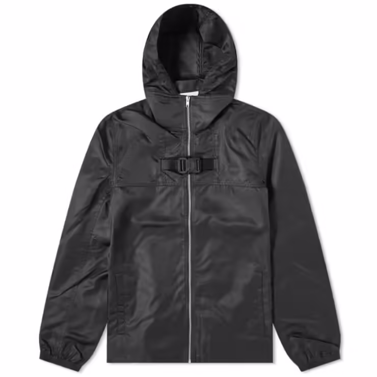 1017 ALYX 9SM Zip-Up Buckle Windbreaker 'Black'