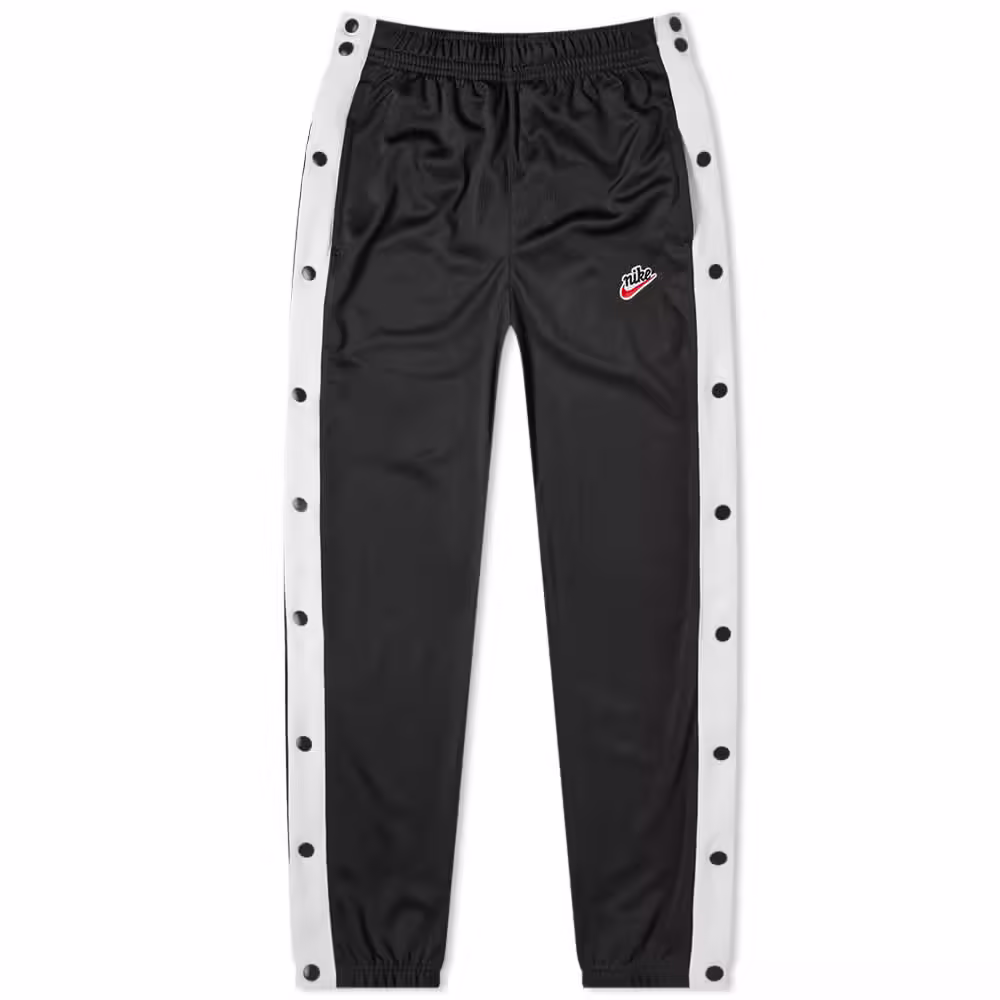 Nike Heritage Popper Trackpants 'Black & White'