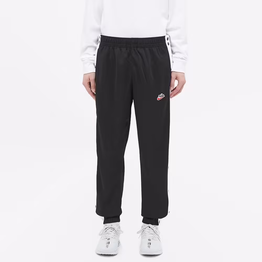 Nike Heritage Popper Trackpants 'Black & White'
