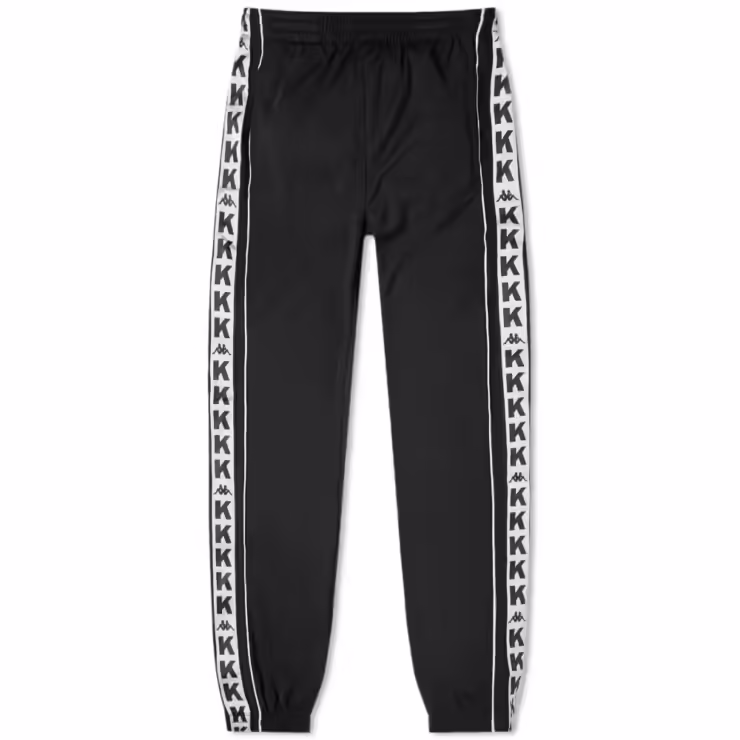 Kappa Kontroll Taped Logo Trackpants 'Black'