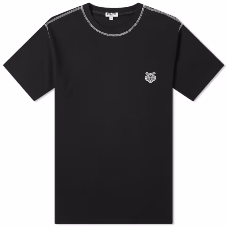 Kenzo Small Tiger Logo T-Shirt 'Black'