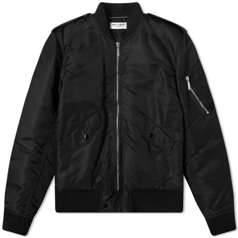 Saint Laurent Classic MA-1 Bomber Jacket 'Black' | MRSORTED