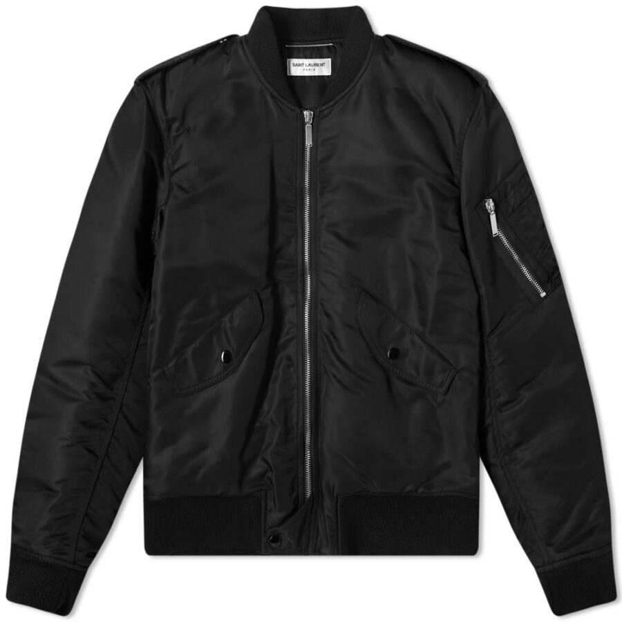 Saint Laurent Classic MA-1 Bomber Jacket 'Black' | MRSORTED