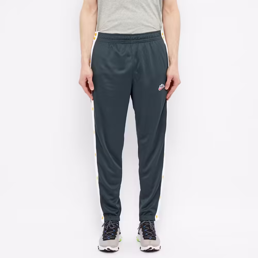 Nike Heritage Popper Trackpants 'Seaweed & White'