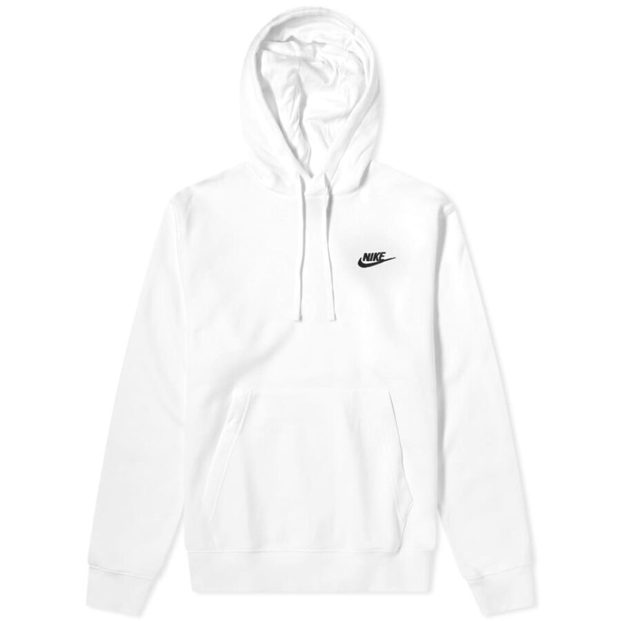Nike Club Hoody 'White & Black' | MRSORTED