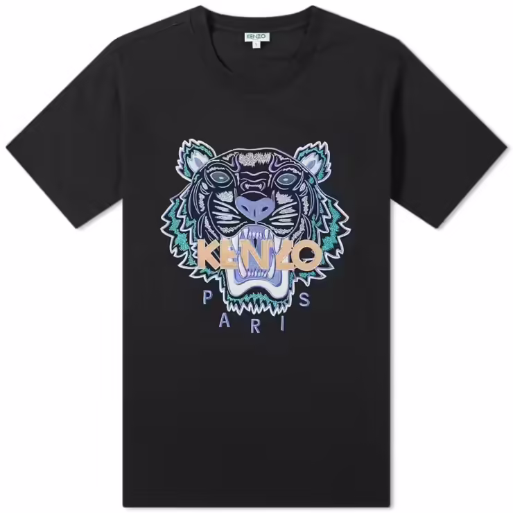 Kenzo Actua Tiger T-Shirt 'Black'