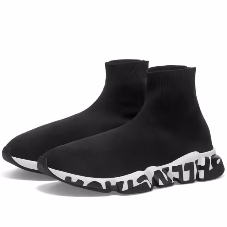Balenciaga Speed Graffiti Runner ‘Black & White’