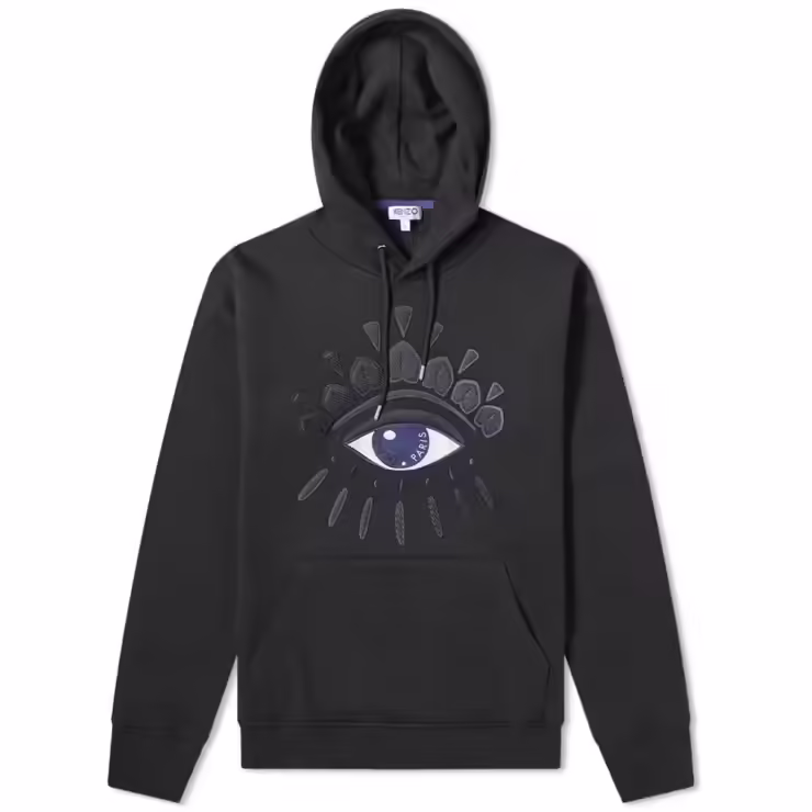 Kenzo Mesh Eye Hoody 'Black'