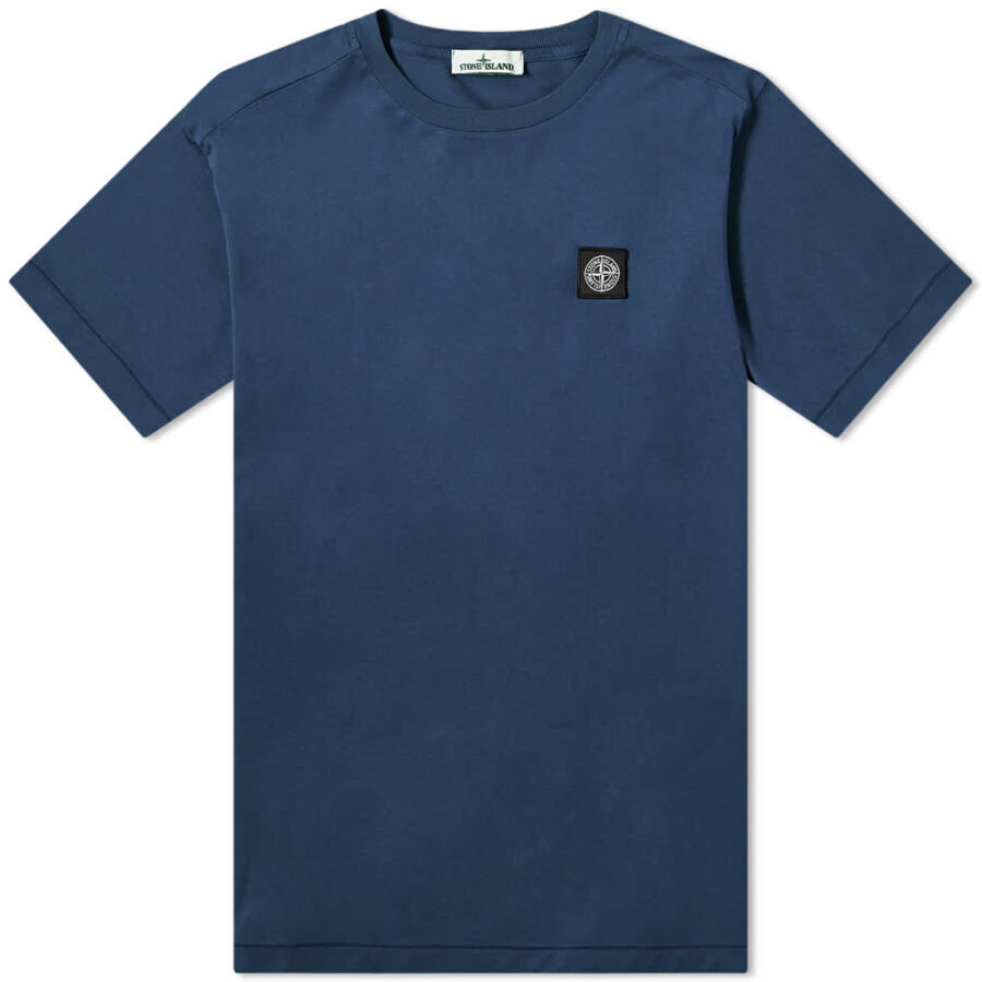Stone Island Patch Logo T-Shirt 'Blue Marine' | MRSORTED