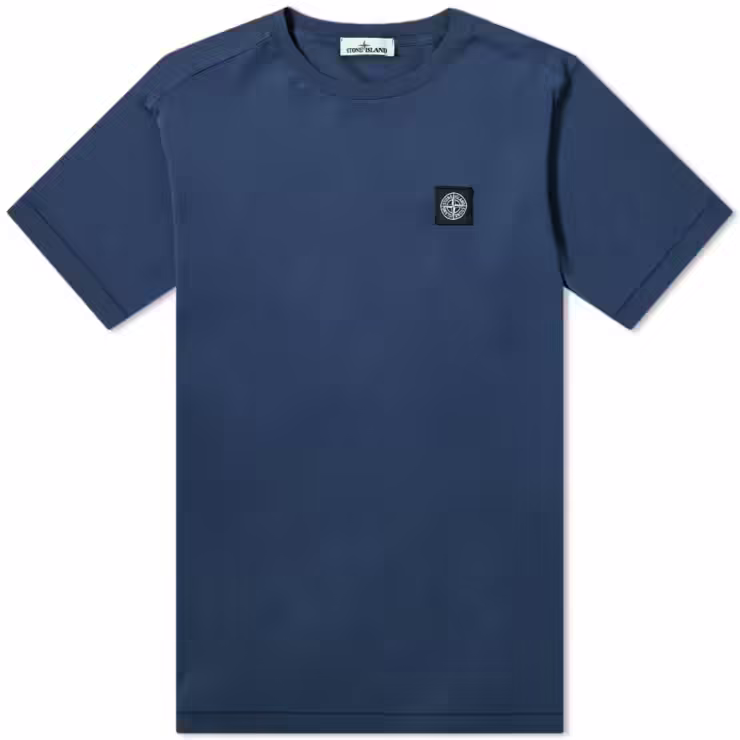 Stone Island Patch Logo T-Shirt 'Blue Marine'